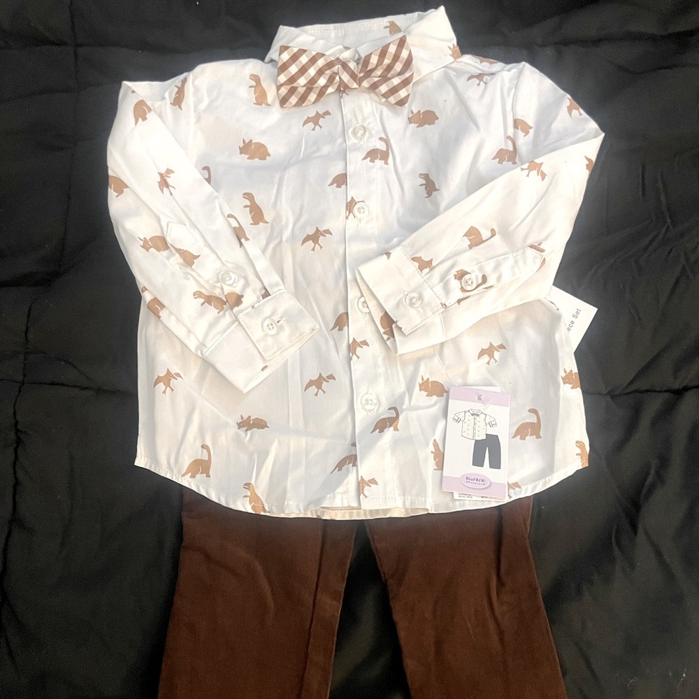 Toddler 3pc Dress Shirt & Pants